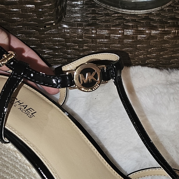 Michael Kors Stapped Wedges - Picture 3 of 9